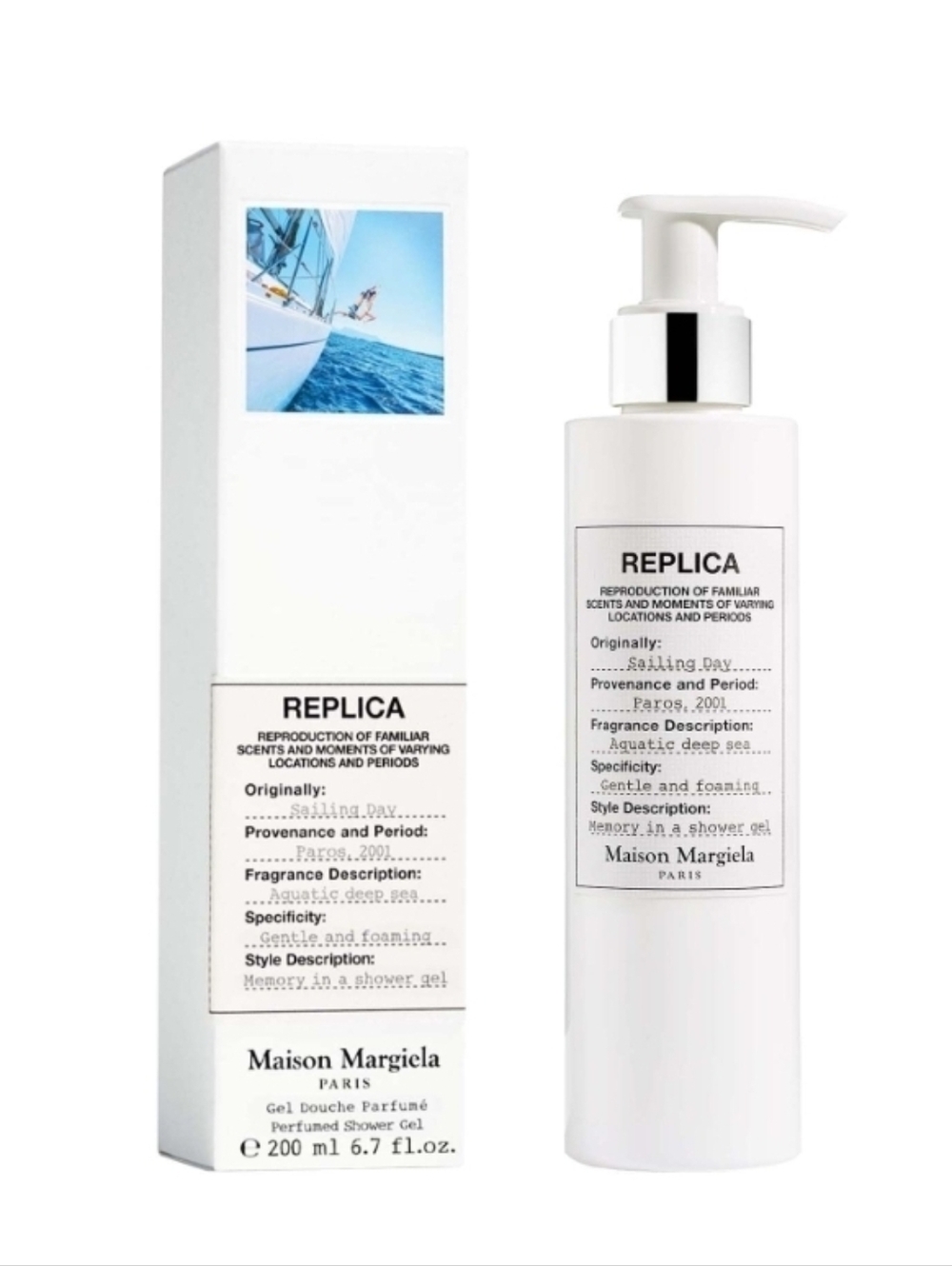 REPLICA Sailing Day Shower Gel 6.7oz